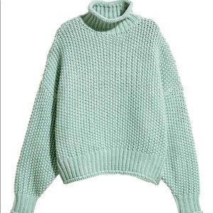 Mint green sweater